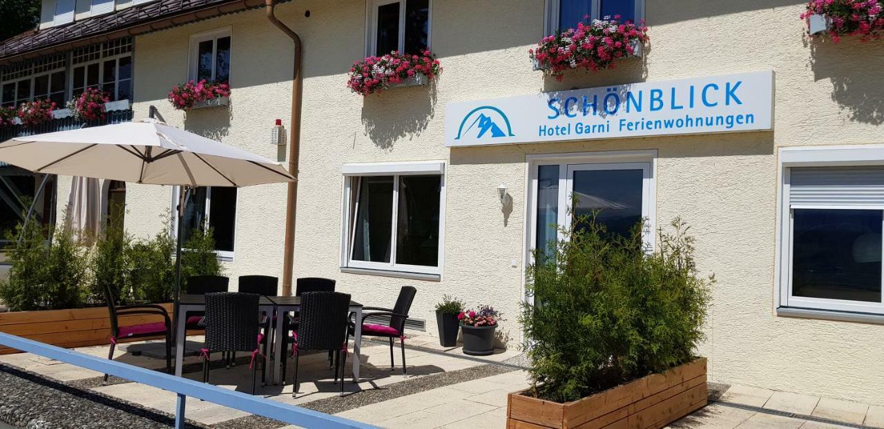 Schoenblick Hotel Garni Ferienwohnungen ลินเดนแบร์ก เอม อัลกอย ภายนอก รูปภาพ